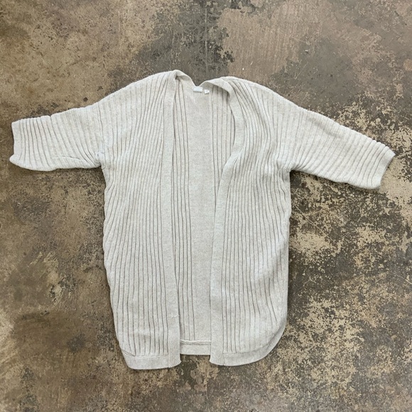 Gap For Good Cocoon Sleeve Slouchy Relaxed Fit Open Ribbed Cardigan Sweater. XS. - Picture 11 of 11
